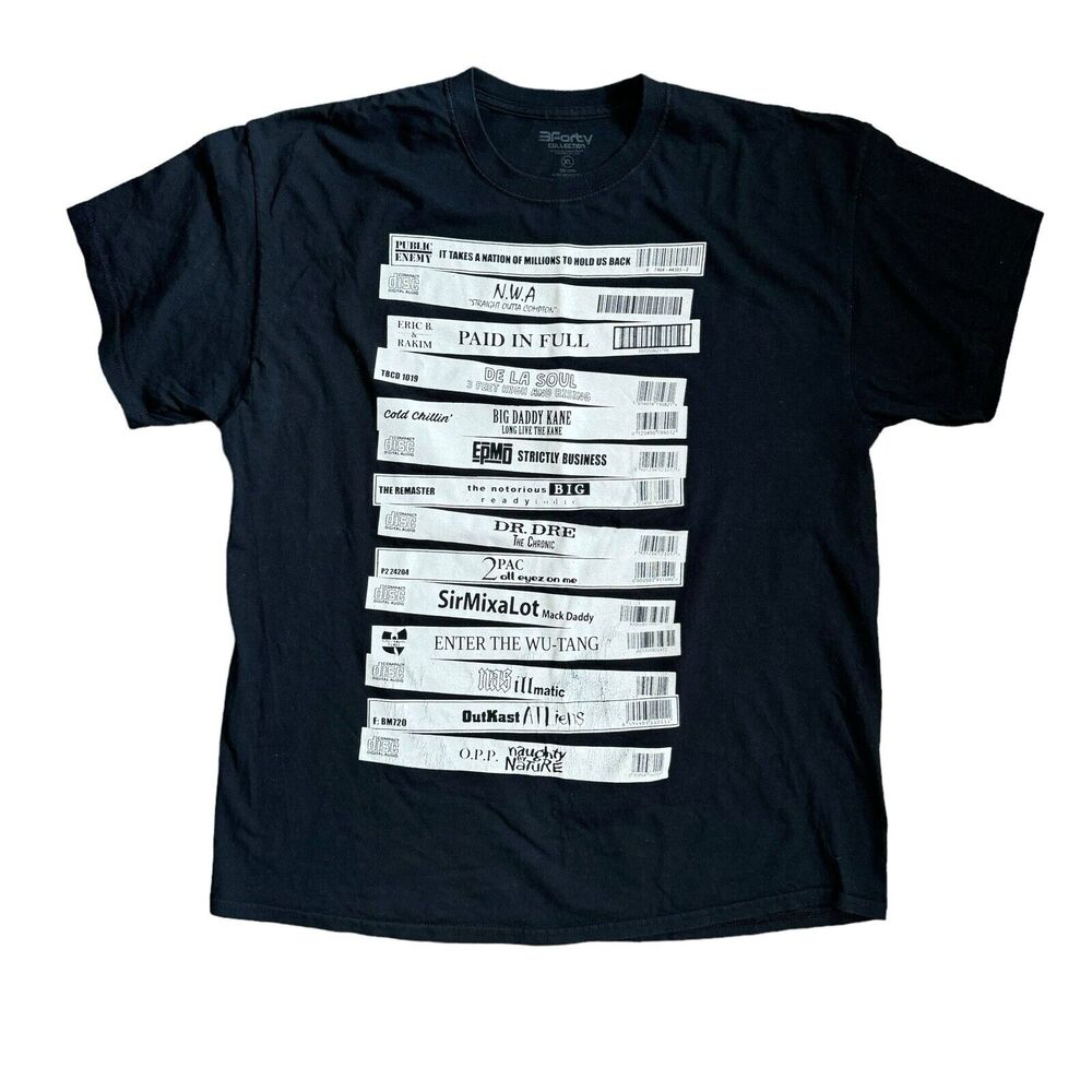 Rap 2Pac NWA T-Shirt Outkast Notorious BIG Dr. Dre